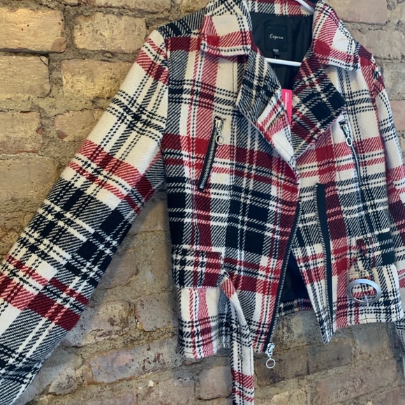 Plaid Fall Blazer Jacket - Picture 4 of 5